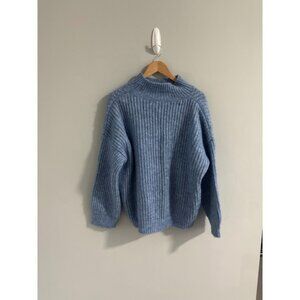 FRNCH‎ Mock Neck Oversized Knit Sweater Size Medium/Large